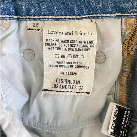 Lovers + Friends Ricky Mid-Rise Skinny Jean in Rivaldi Size 26 - Picture 10 of 16